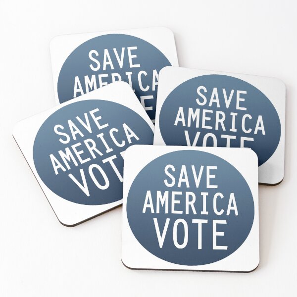 Item preview, Save America Vote, in Gradated Blue and White designed and sold by Neil Feigeles.