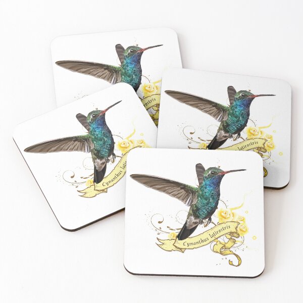 Item preview, Broad-billed hummingbird designed and sold by obscurite.