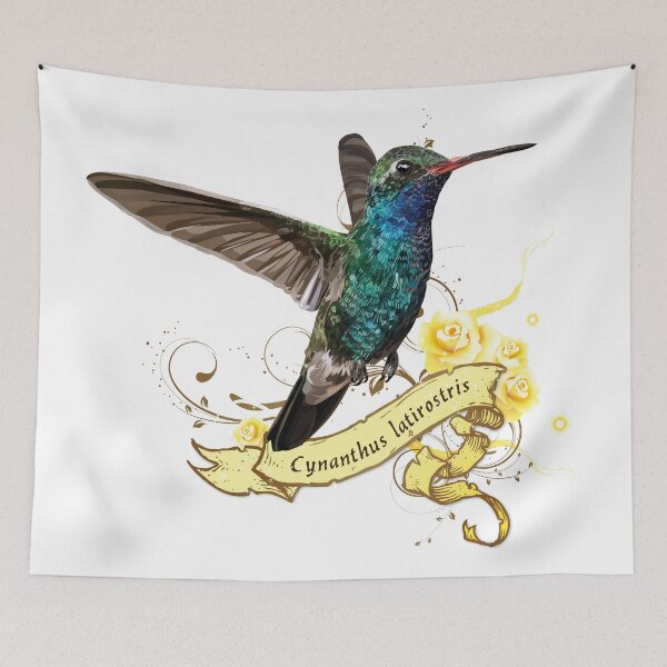 Item preview, Broad-billed hummingbird designed and sold by obscurite.
