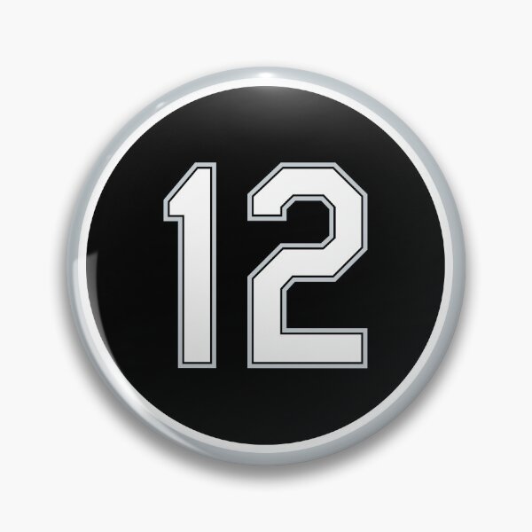 Item preview, AJ Pierzynski #12 Jersey Number designed and sold by StickBall.