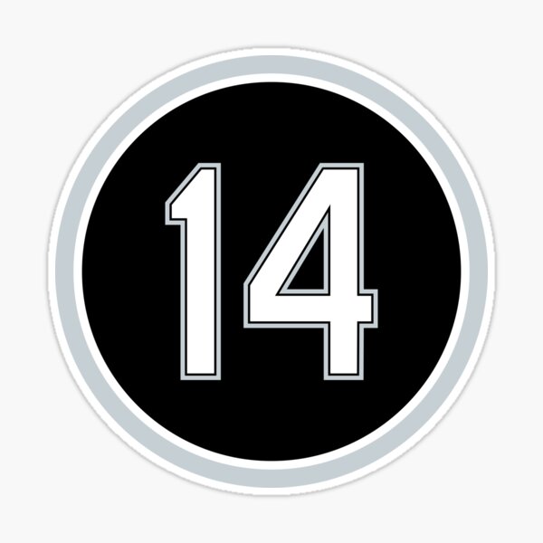 Luke Appling #4 Jersey Number Sticker for Sale by StickBall