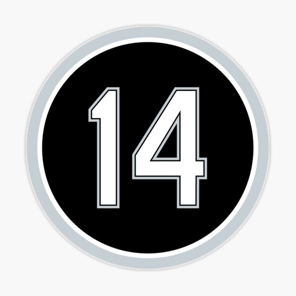 Paul Konerko #14 Jersey Number Sticker for Sale by StickBall