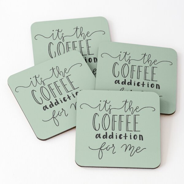 Item preview, It’s the Coffee Addiction for me Handlettering  designed and sold by Shelby MacAnanny.