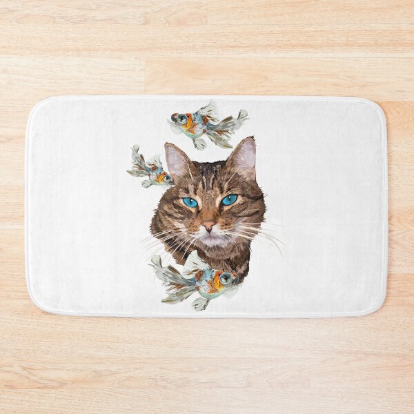 Item preview, Cat and fish designed and sold by obscurite.