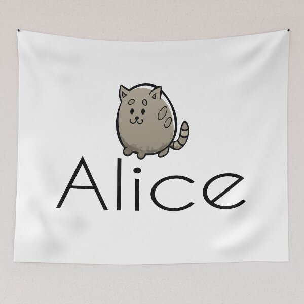 Item preview, Alice Cute Cat Name designed and sold by ProjectX23.