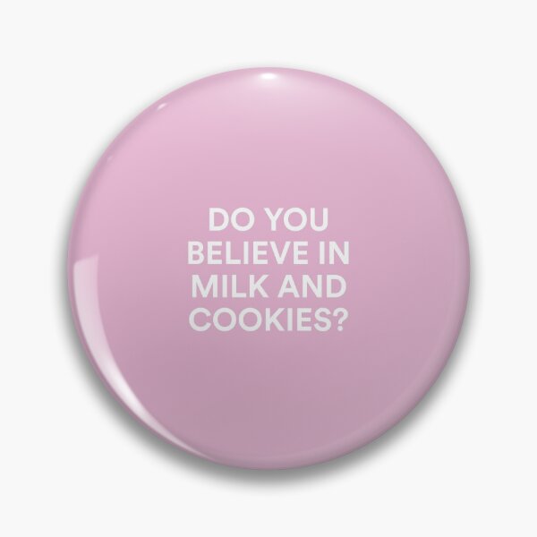 Item preview, DO YOU BELIEVE IN MILK AND COOKIES? | Gia Gunn designed and sold by guest-pillow.