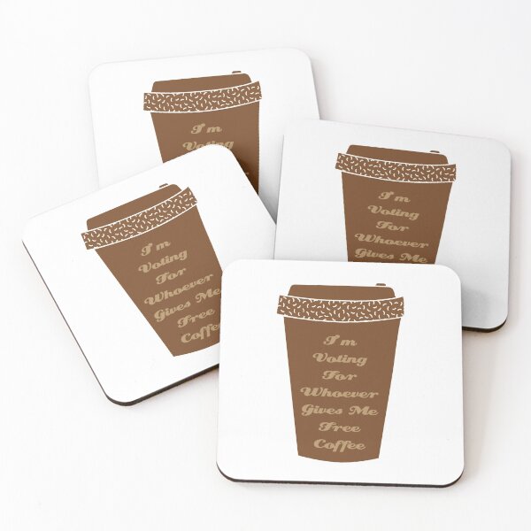 Item preview, Voto por quien me dé café gratis designed and sold by Footbox.