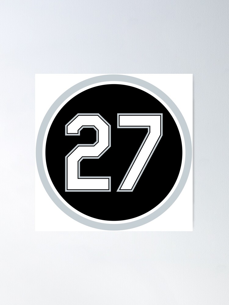 Lucas Giolito #27 Jersey Number Poster for Sale by StickBall