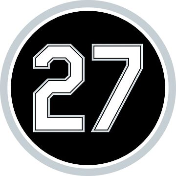 Lucas Giolito #27 Jersey Number Poster for Sale by StickBall