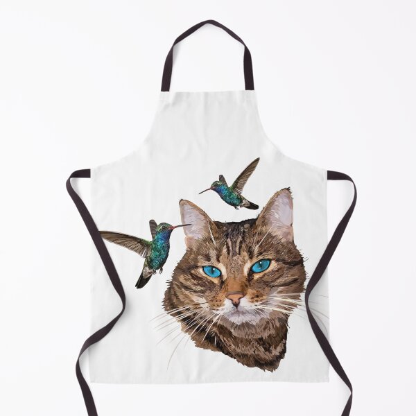 Item preview, Cat and hummingbirds designed and sold by obscurite.