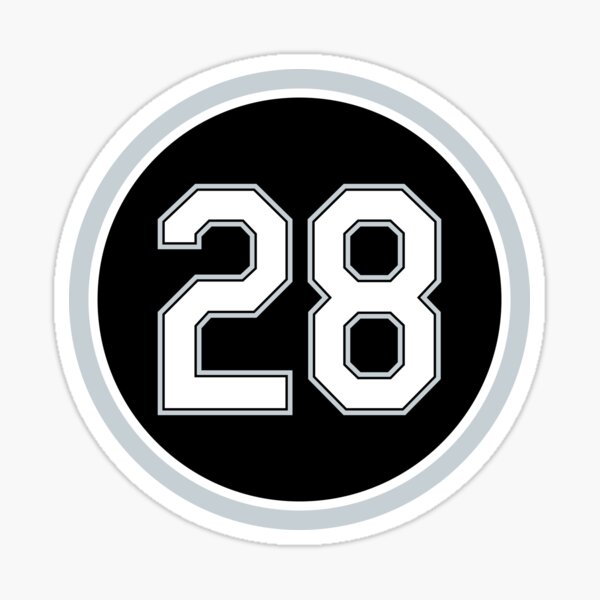 JD Martinez #28 Jersey Number Sticker for Sale by StickBall