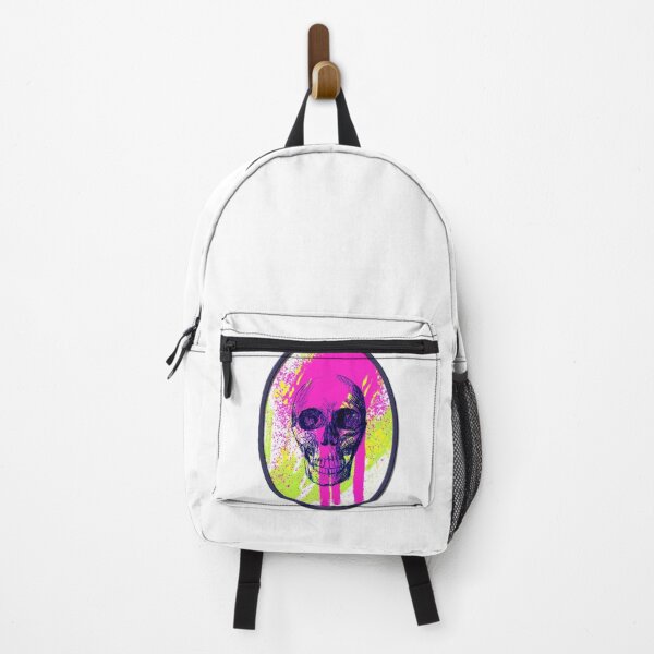 Item preview, Skull on bright colored spray paint - Graffiti art designed and sold by InkLove.