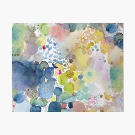 Abstract watercolor Art Board Print