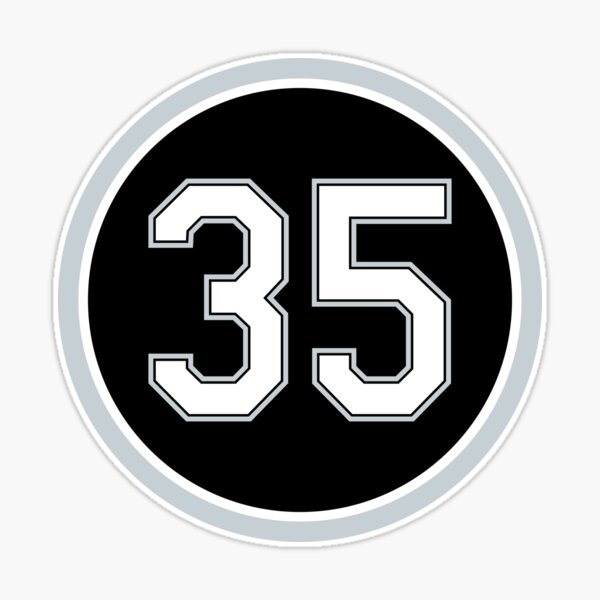 Luke Appling #4 Jersey Number Sticker for Sale by StickBall