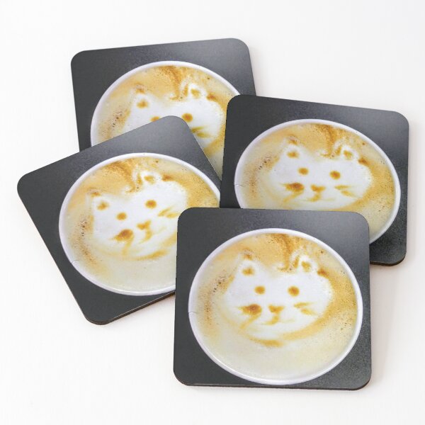 Item preview, Cute Kitty Face Latte Art designed and sold by EnticingRose.