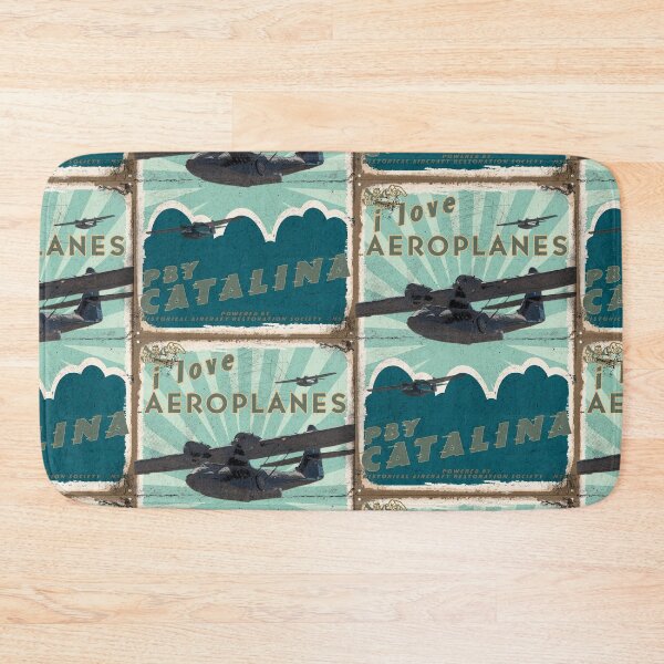 Item preview, Flying boat illustration_01AG designed and sold by SEADOGPRINTS.