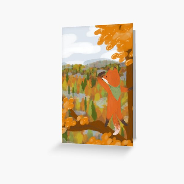 Fox Explorer Greeting Card