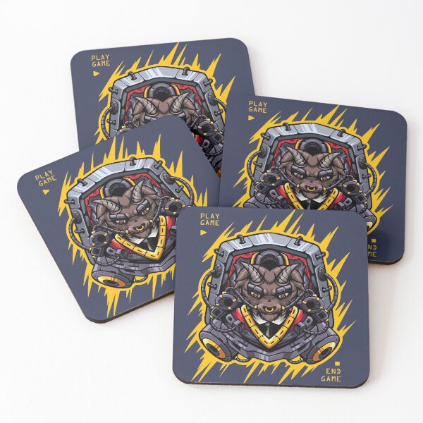 Item preview, Cyborg play game illustration artwork designed and sold by wudelmbois.