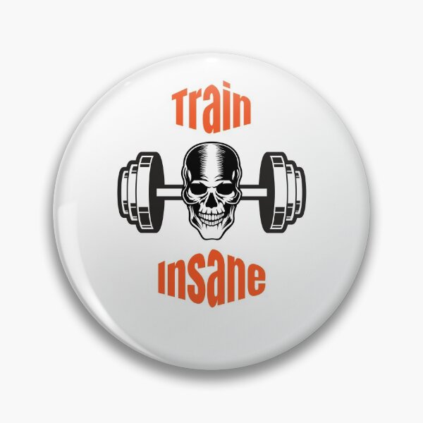 Item preview, Train Insane Skull Head designed and sold by RedTop Tees.