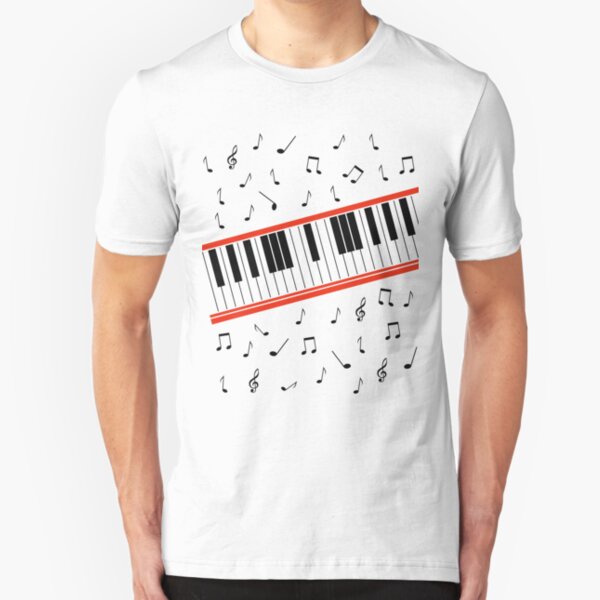 Beat It Piano Slim Fit T-Shirt