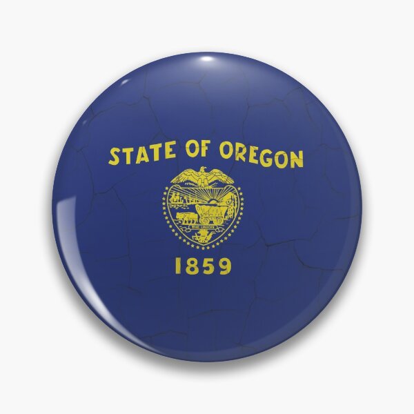 Item preview, Oregon Flag Grunge Wall designed and sold by TRowanDesign.