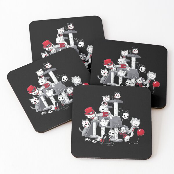 Item preview, Cat horror movie characters playground designed and sold by KarlsWatkins.