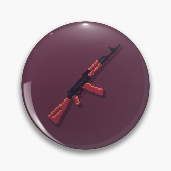 Item preview, AK-74 5.45x39 Pixel Art Molten Palette designed and sold by pixelbrian.