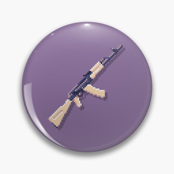 Item preview, AK-74 5.45x39 Pixel Art on Oil Palette designed and sold by pixelbrian.