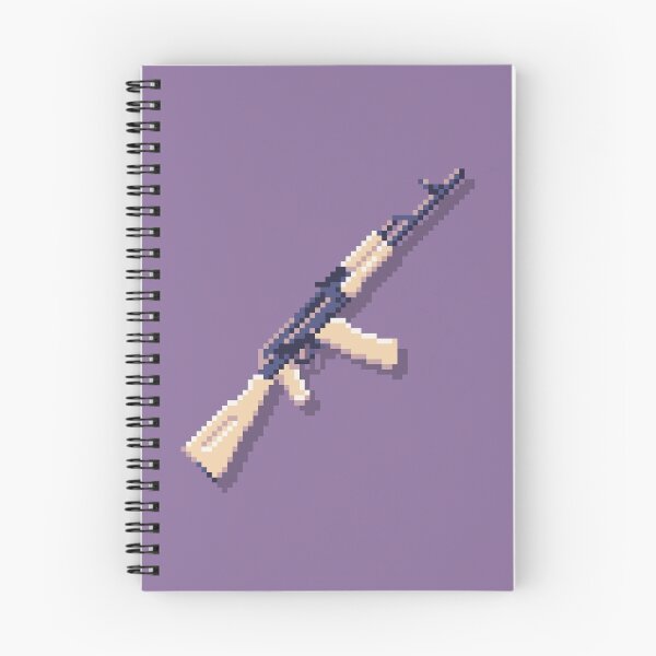 Item preview, AK-74 5.45x39 Pixel Art on Oil Palette designed and sold by pixelbrian.