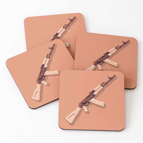 Item preview, AK-74 5.45x39 Pixel Art on Rust Palette designed and sold by pixelbrian.