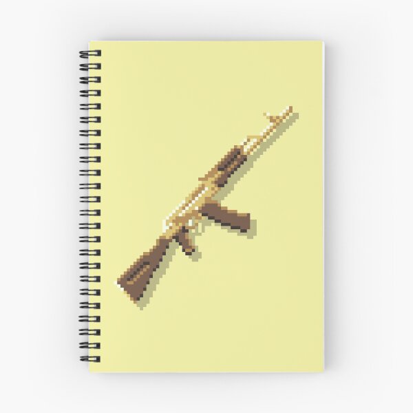 Item preview, AK-74 5.45x39 Pixel Art on Golden Palette designed and sold by pixelbrian.