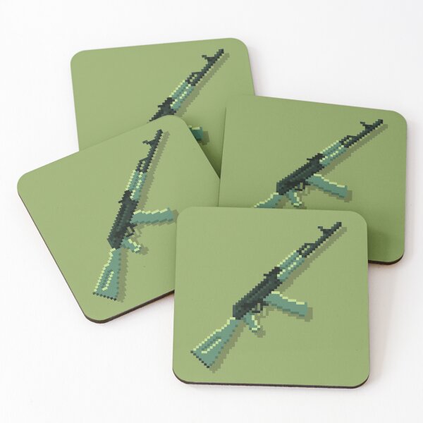 Item preview, AK-74 5.45x39 Pixel Art on Retro Army Palette  designed and sold by pixelbrian.