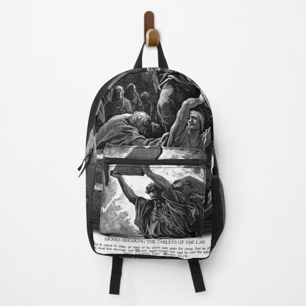 Item preview, Moses Breaking The Tablets Of The Law Engraving by Hotelin Fine Art Old Masters Reproduction designed and sold by Xzendor7 Digital Art Creations.