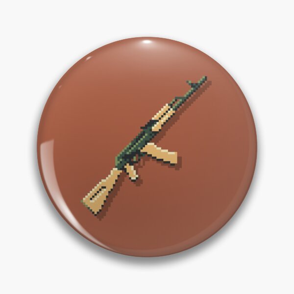 Item preview, AK-74 5.45x39 Pixel Art on Stormy Palette designed and sold by pixelbrian.