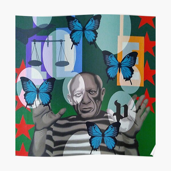 picasso butterfly painting