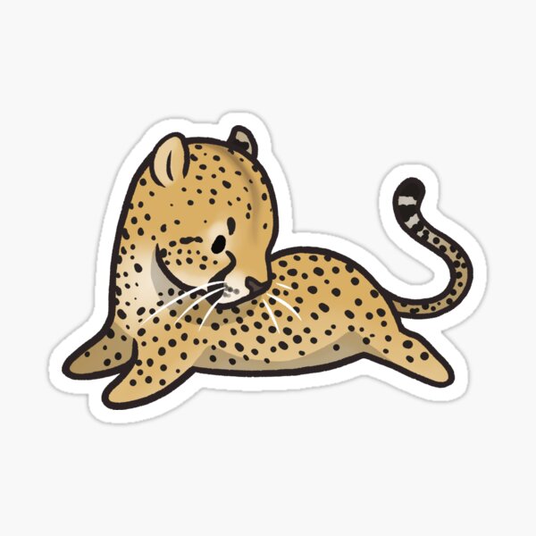 Vista previa del artículo con la obra «Frijoles animales - Cheetah», diseñado y vendido por Asterwild.