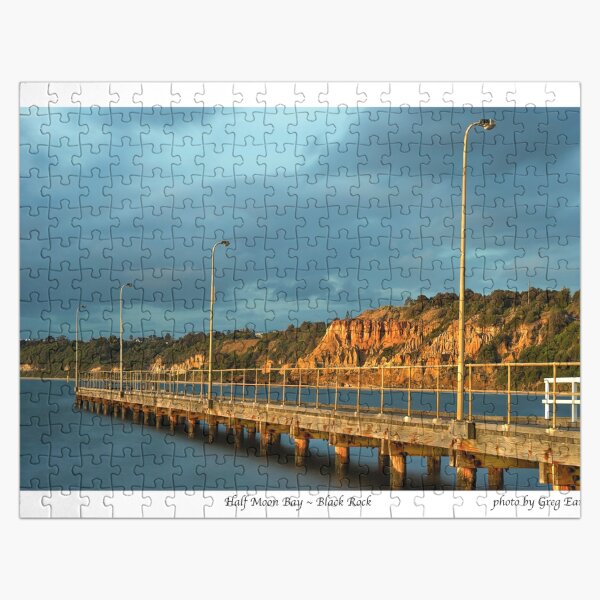 Half Moon Bay ~ Black Rock Jigsaw Puzzle