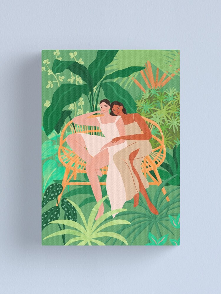 Alternate view of Jungle Sisters Canvas Print