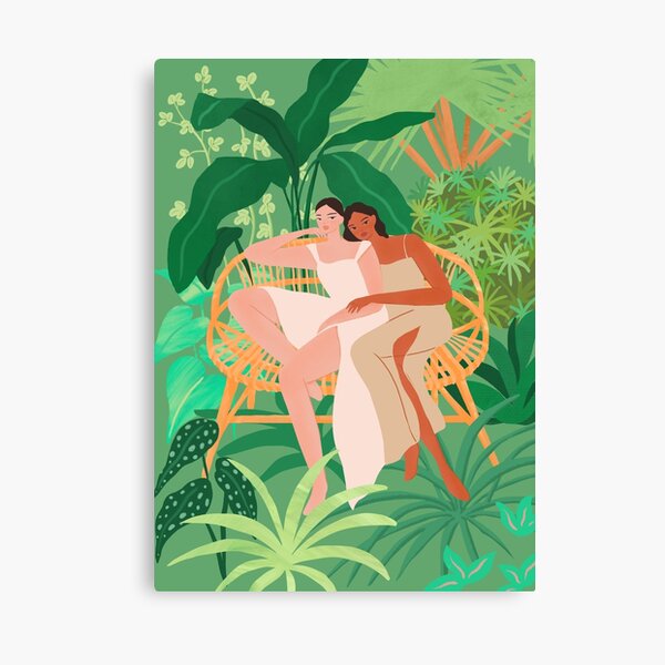 Jungle Sisters Canvas Print