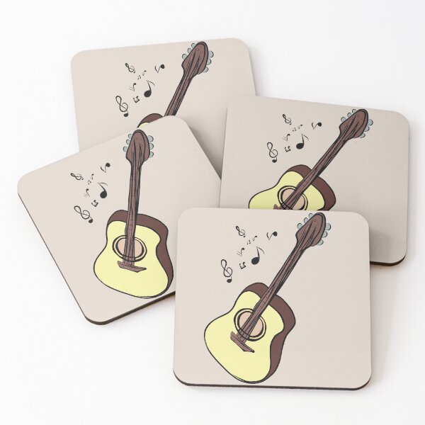 Item preview, Simple acoustic guitar  designed and sold by Mermaidssparkle.