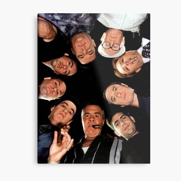 sopranos tv art Metal Print