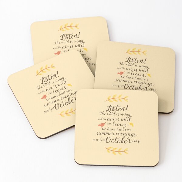 Item preview, October Eves - Fall Phrases designed and sold by stacree.