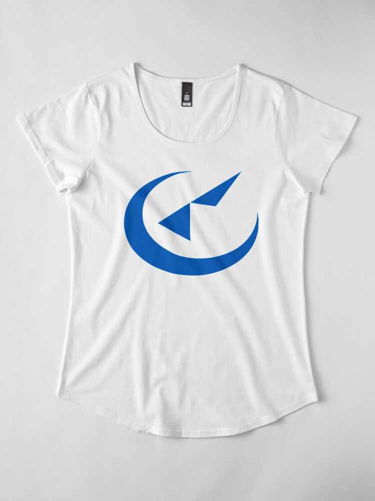 Alternate view of Bluecompass Blue Premium Scoop T-Shirt