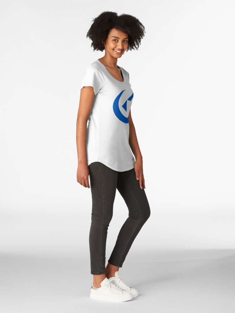 Alternate view of Bluecompass Blue Premium Scoop T-Shirt