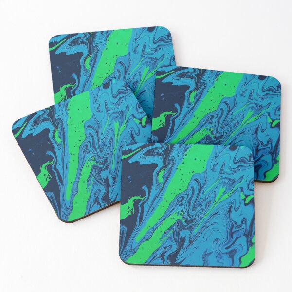 Item preview, Blue-Green Algae Abstract designed and sold by Artsy-Chemist.