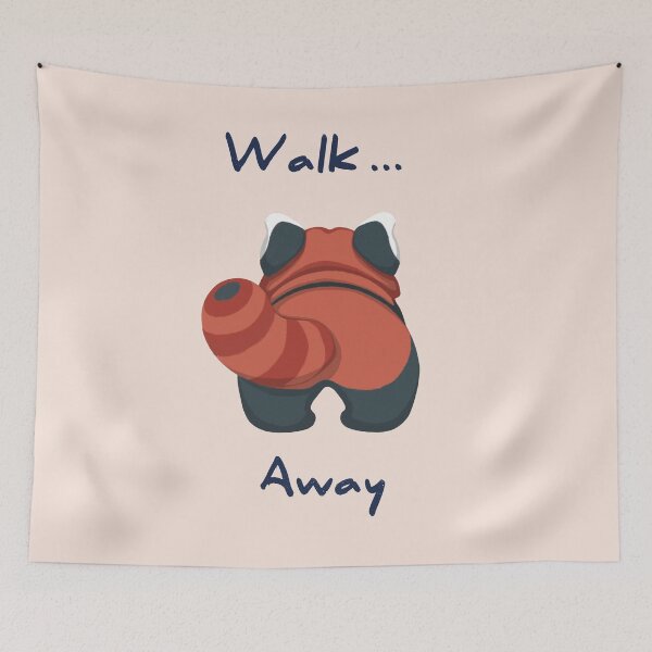 Item preview, Cute Red Panda walking away designed and sold by . l i m o n a d e . c r e a t i o n s ..