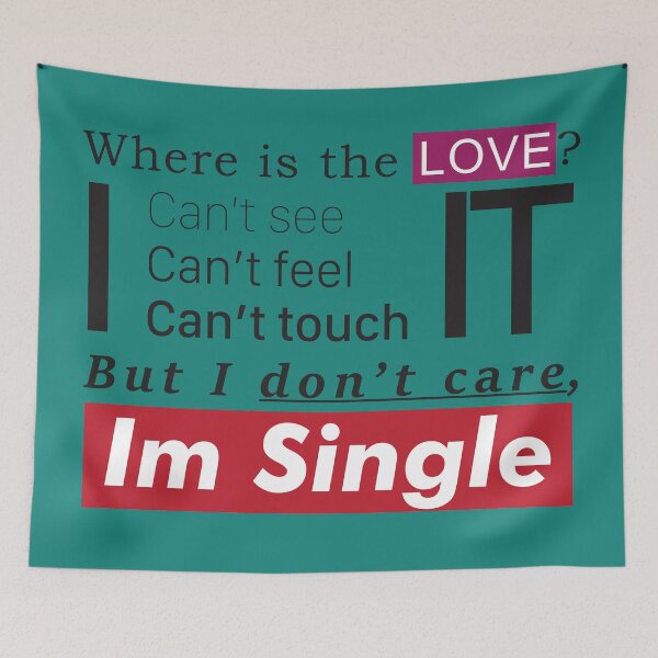 Item preview, I'm single designed and sold by Jacki Vu.