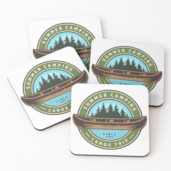 Item preview, Summer Camping Canoe Trip designed and sold by Vector Scout Lab.