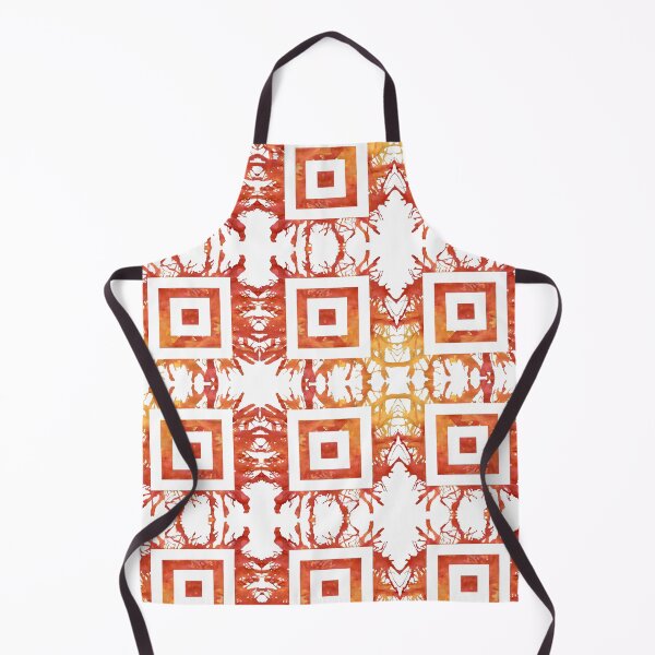 Item preview, Red orange square spatter designed and sold by LeighsDesigns.