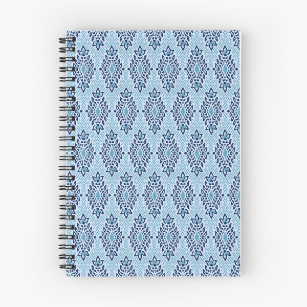 Item preview, Bali Blues Decorative Diamonds print designed and sold by patternandcraft.